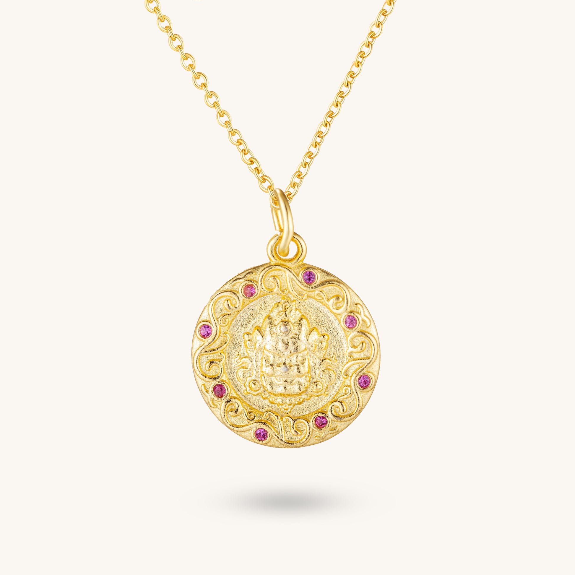 Yellow Jambhala – Blessings of Wealth & Fortune Pendant