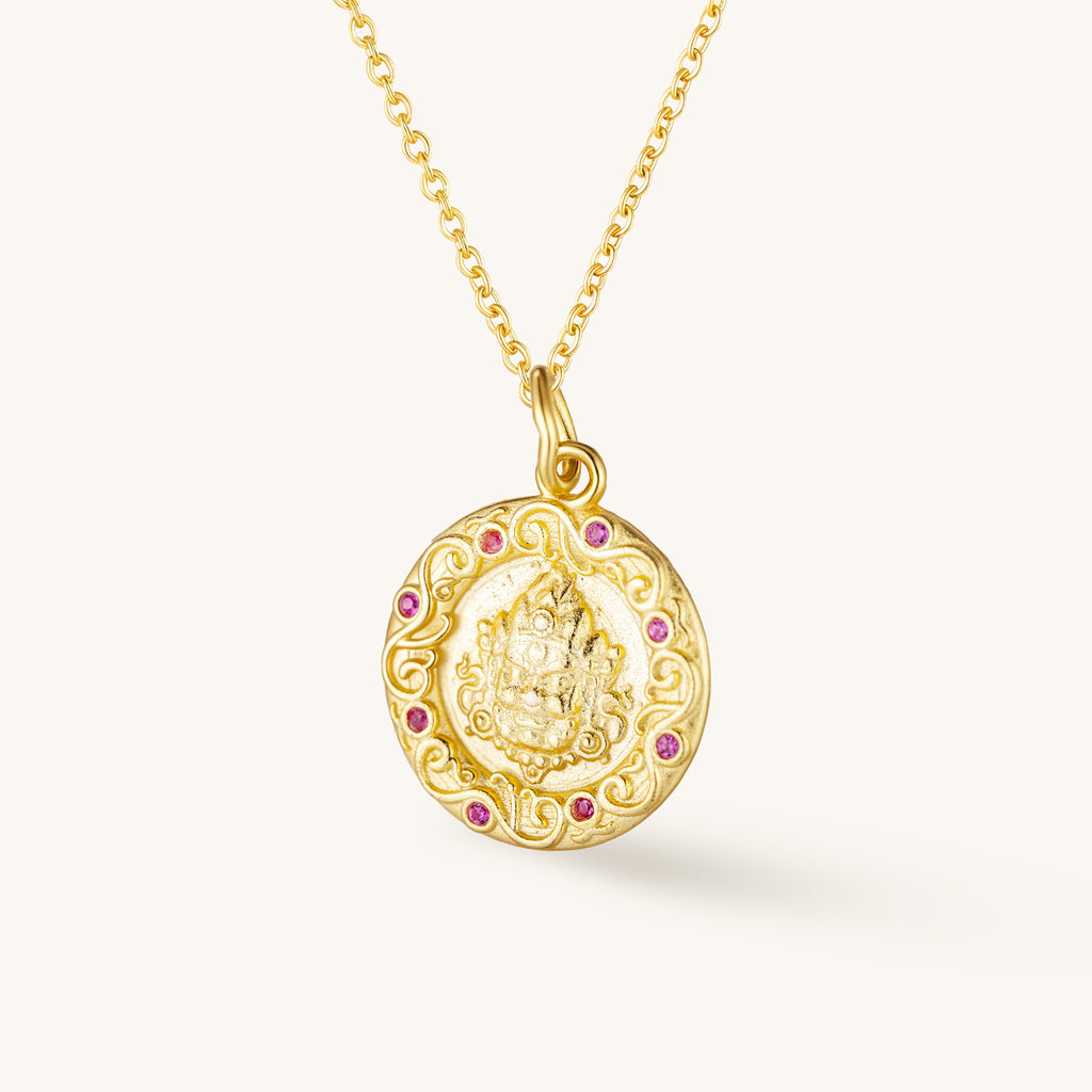 Yellow Jambhala – Blessings of Wealth & Fortune Pendant