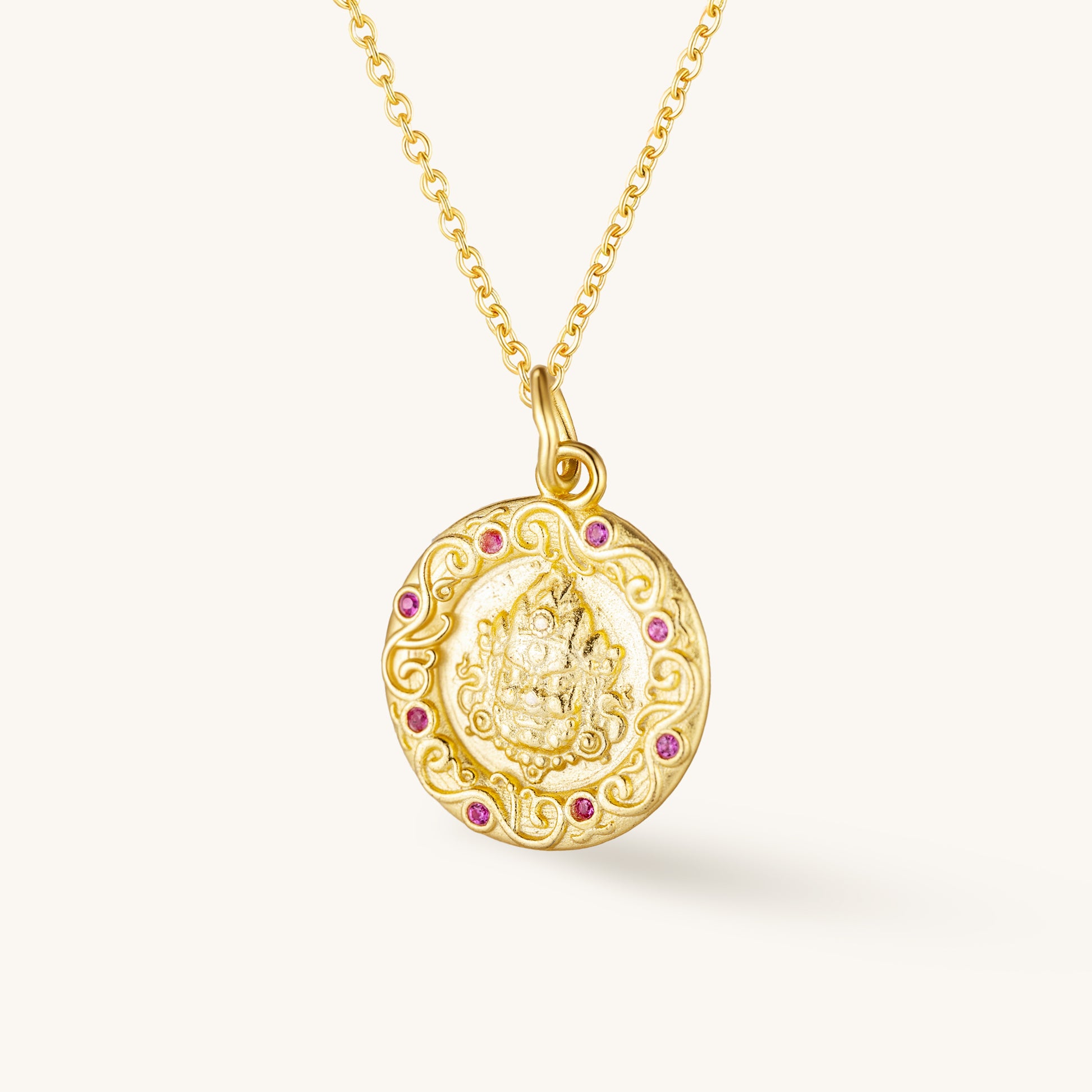 Yellow Jambhala – Blessings of Wealth & Fortune Pendant