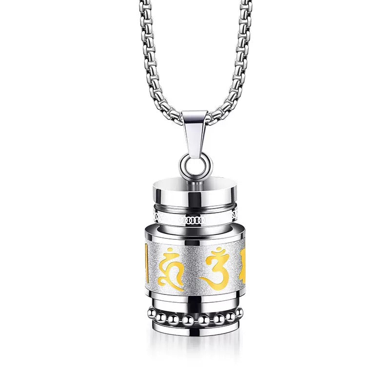 Six True Words Surangama Mantra Necklace, 'Surging Power'