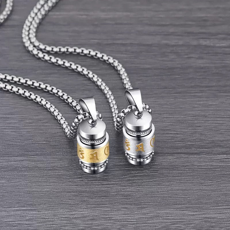 Six True Words Surangama Mantra Necklace, 'Surging Power'