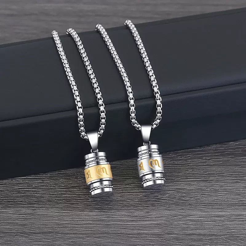 Six True Words Surangama Mantra Necklace, 'Surging Power'