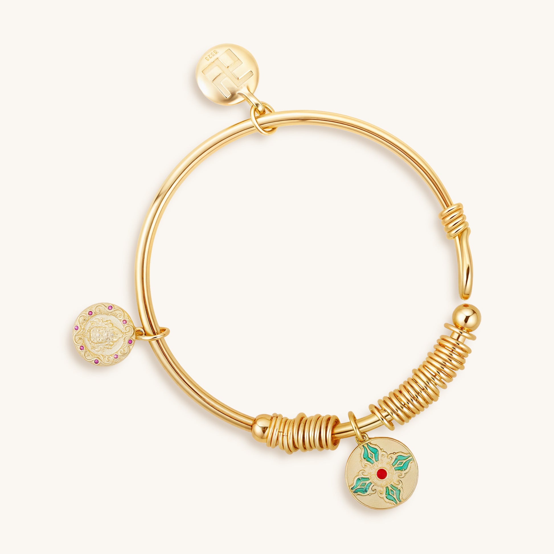 Vajra, Mantra & Prosperity – Spiritual Charm Bracelet