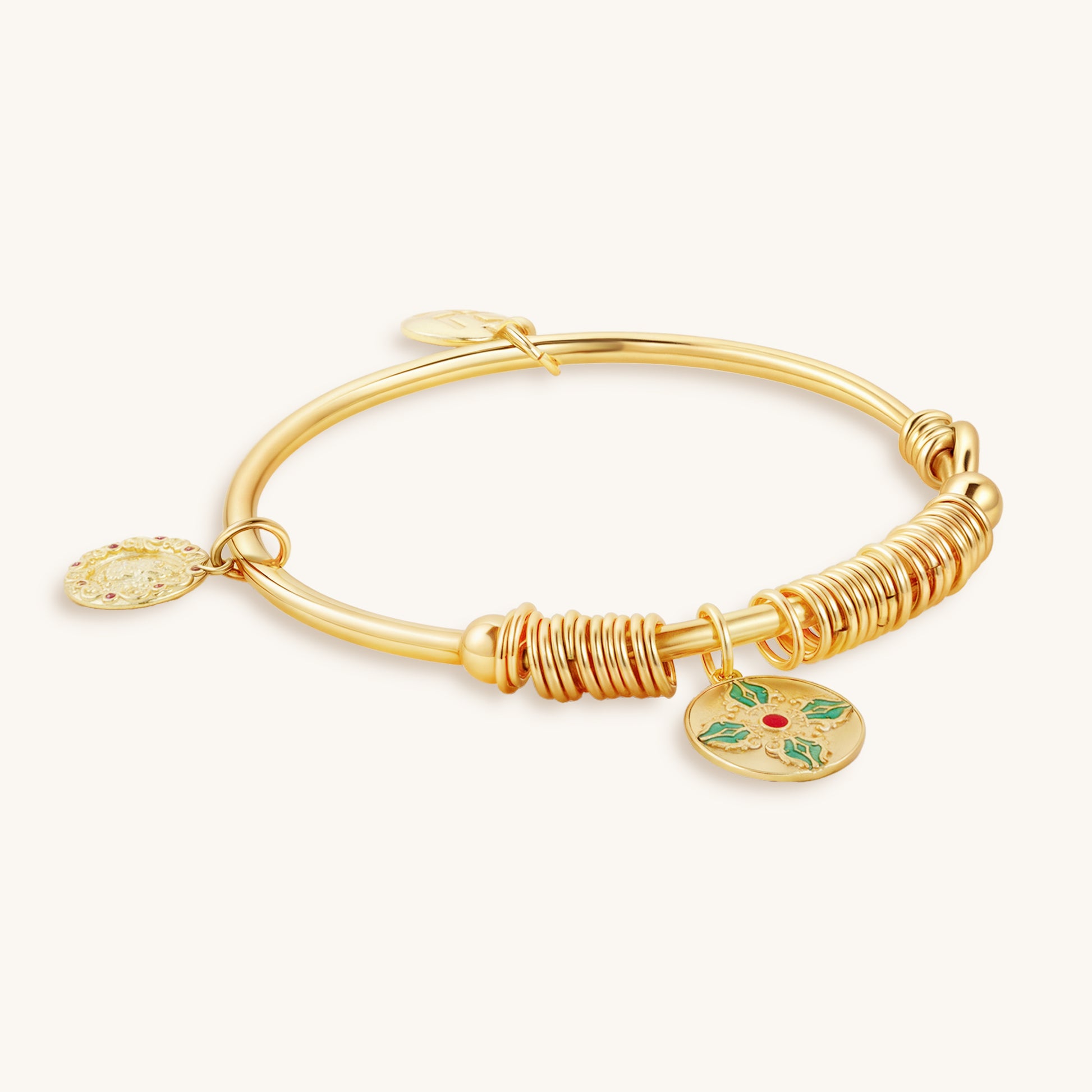 Vajra, Mantra & Prosperity – Spiritual Charm Bracelet