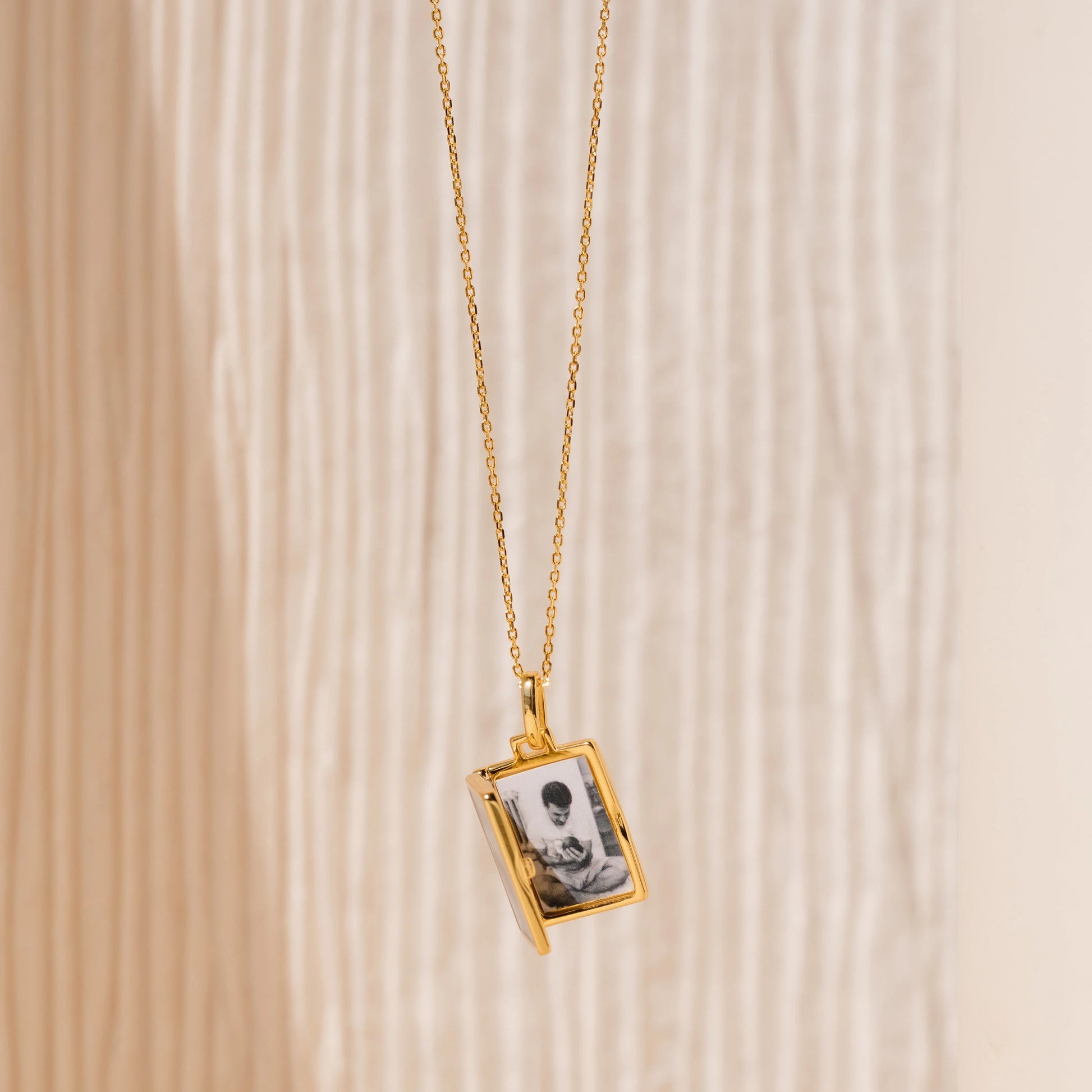 Black Locket Vintage Inspired Picture Necklace