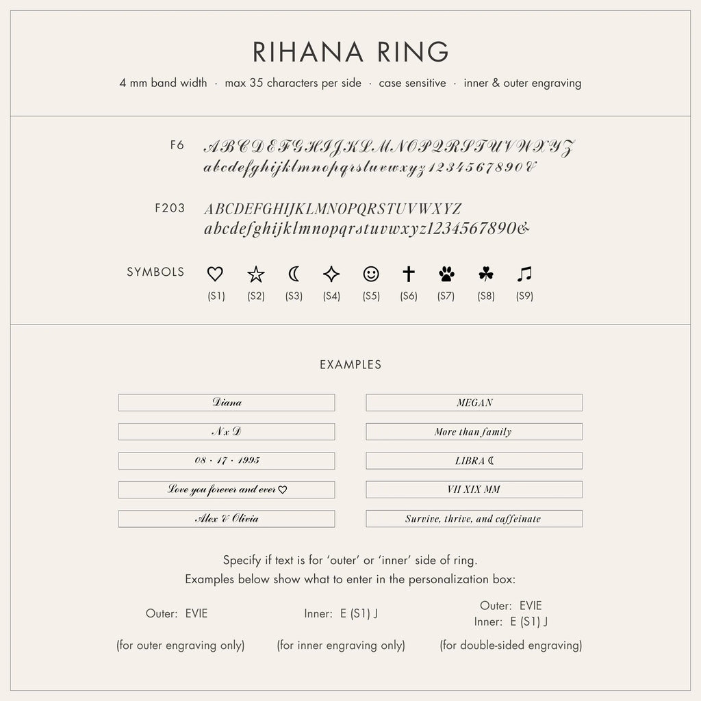 Custom Engraved Wedding Band