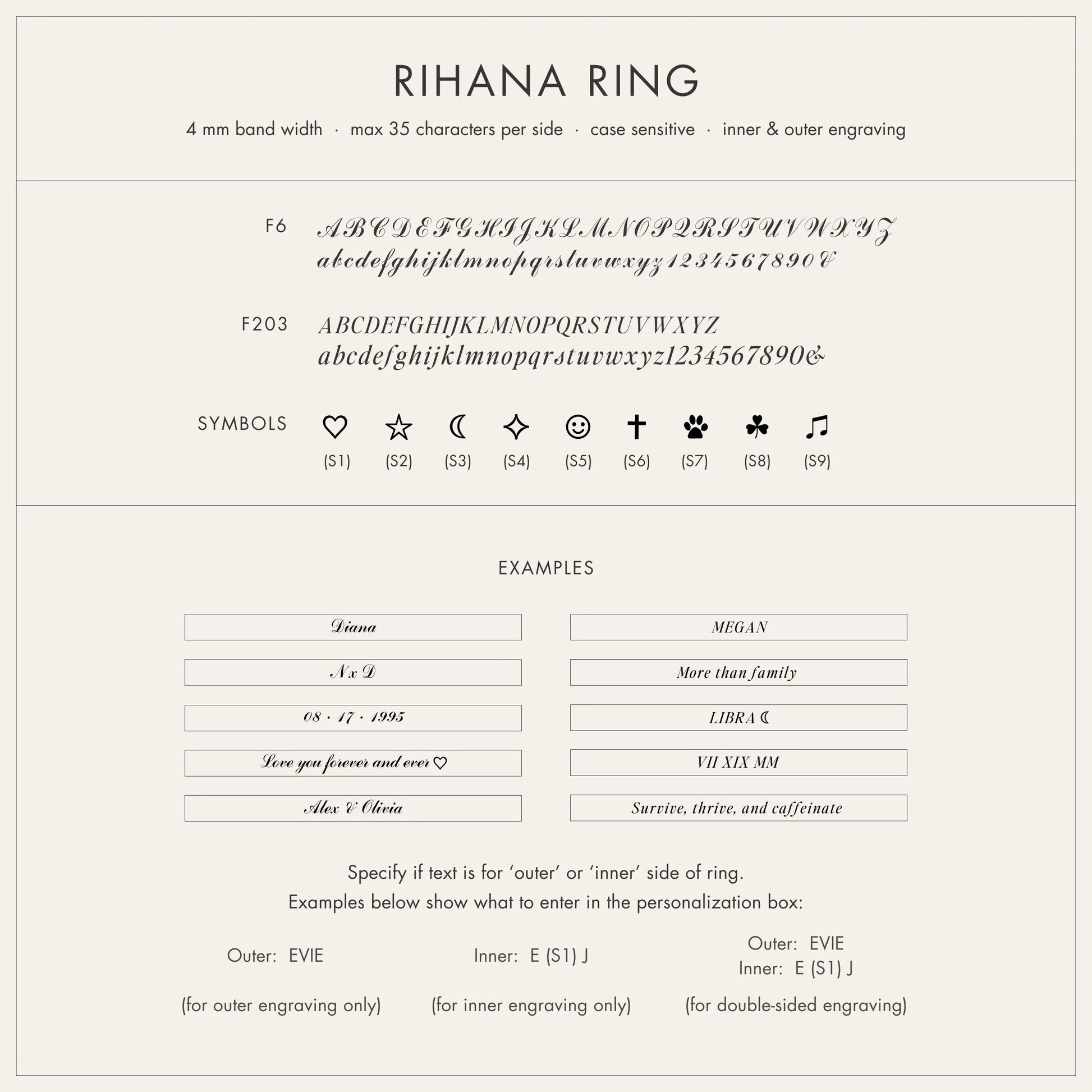 Custom Engraved Wedding Band