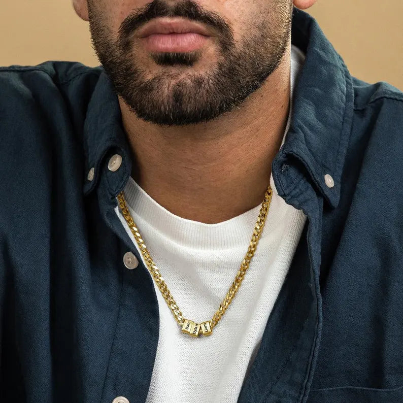 Custom Father's Day & Valentine's Day Gift - Engraved Daddy Necklace