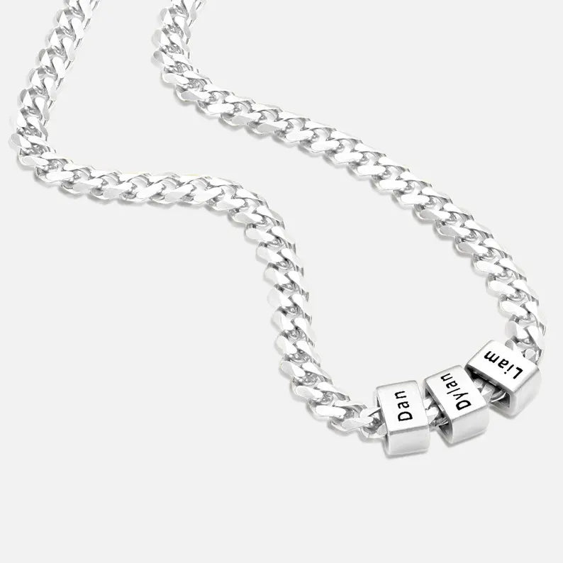 Custom Father's Day & Valentine's Day Gift - Engraved Daddy Necklace