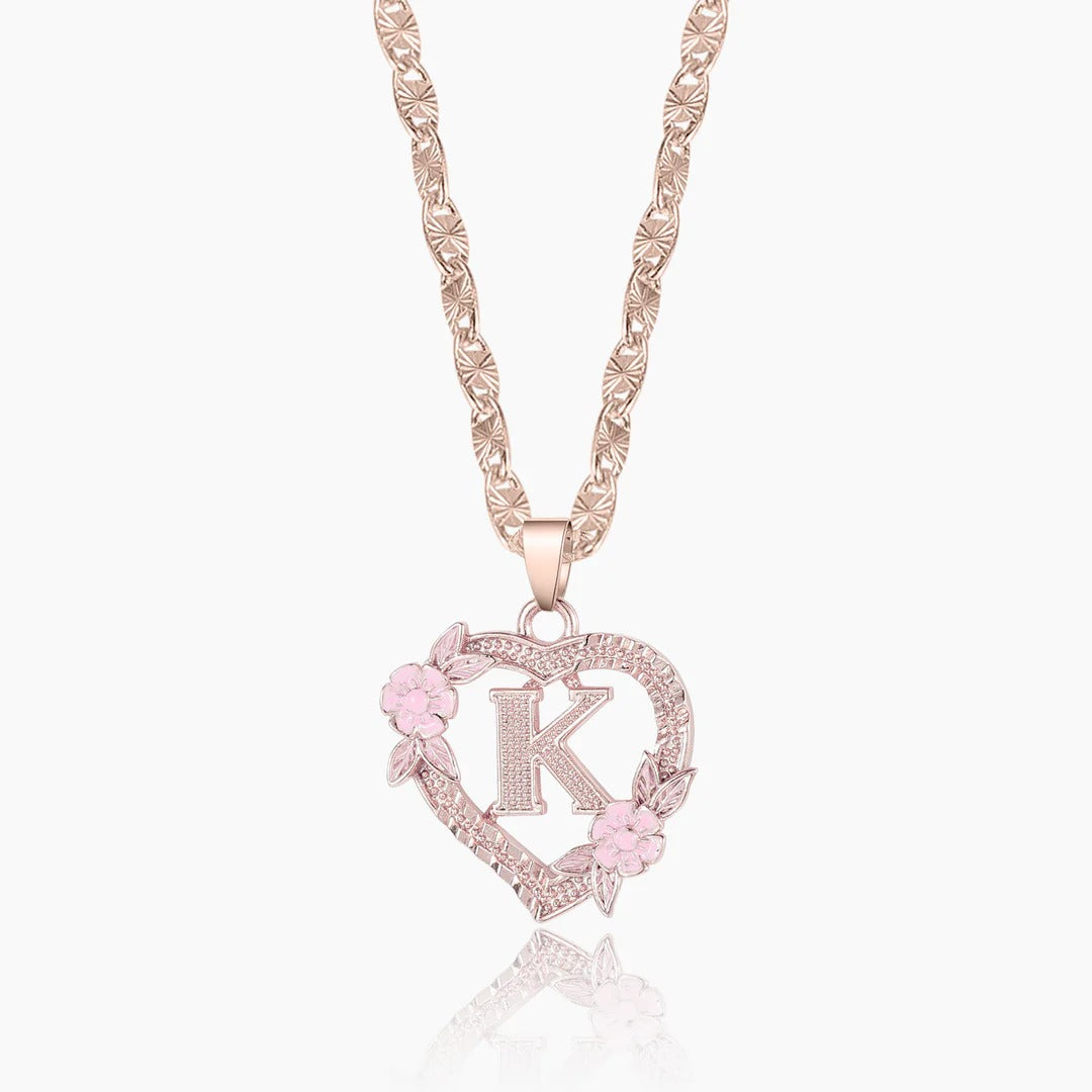 Custom Flower Necklace with Clip-on Chain