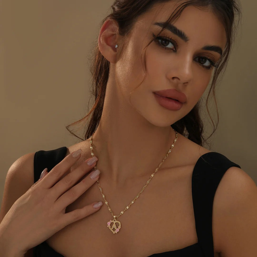 Custom Flower Necklace with Clip-on Chain