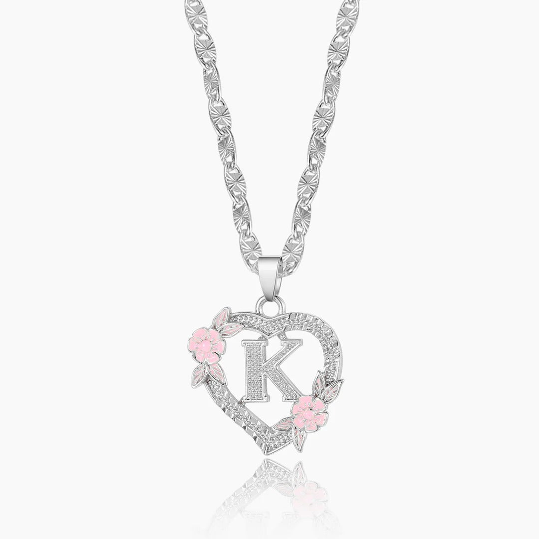 Custom Flower Necklace with Clip-on Chain