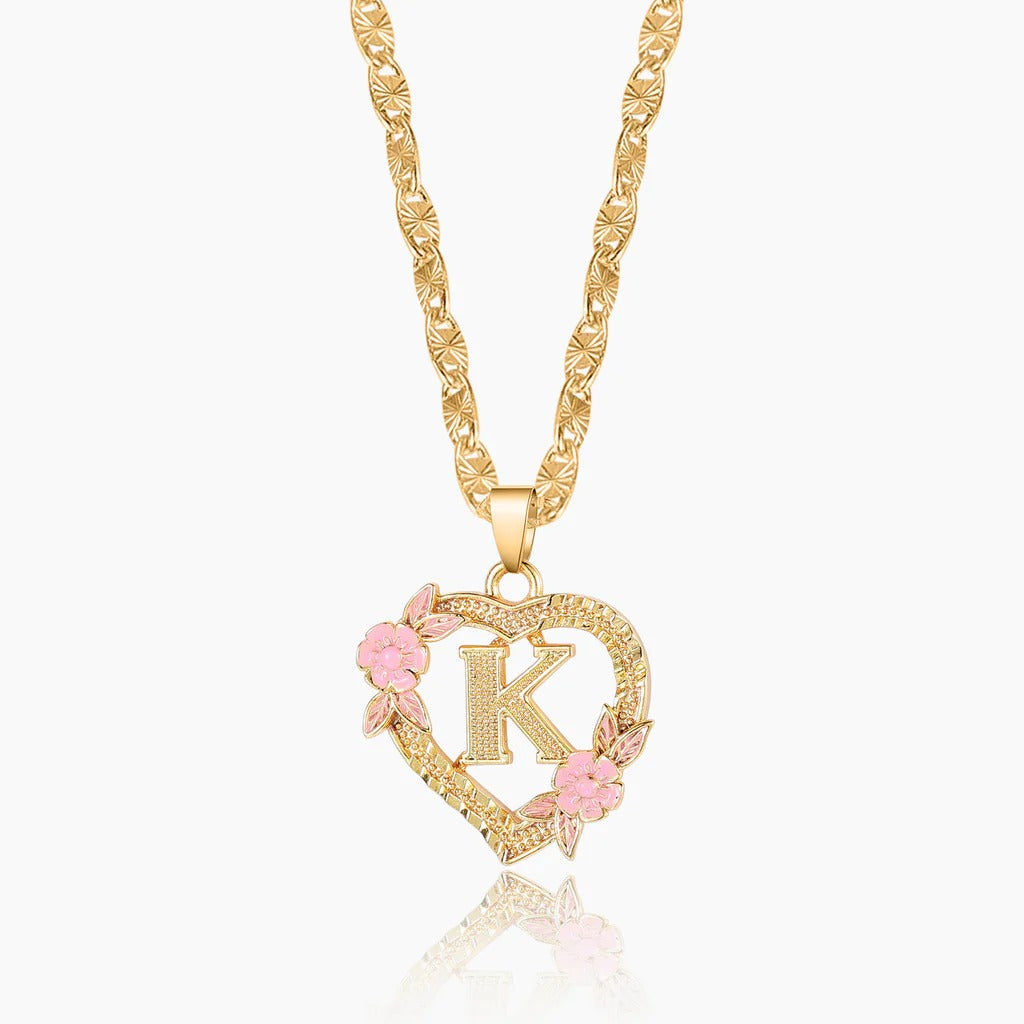 Custom Flower Necklace with Clip-on Chain