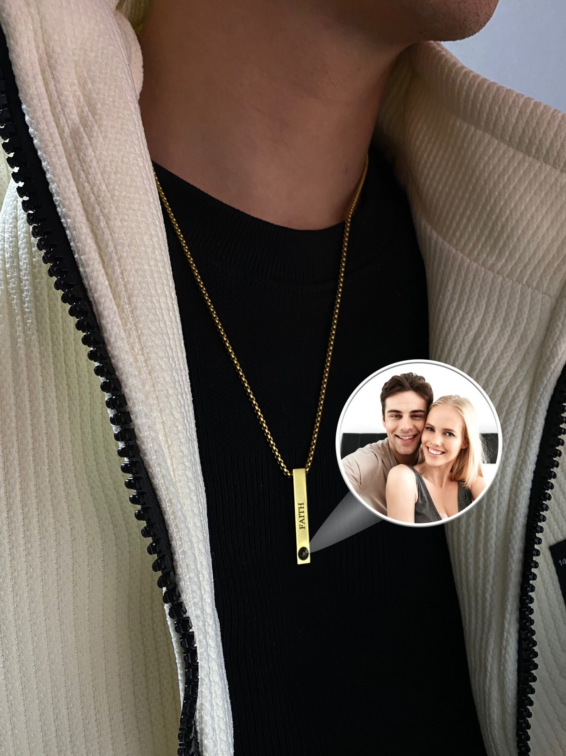 Custom Necklace Men with Picture