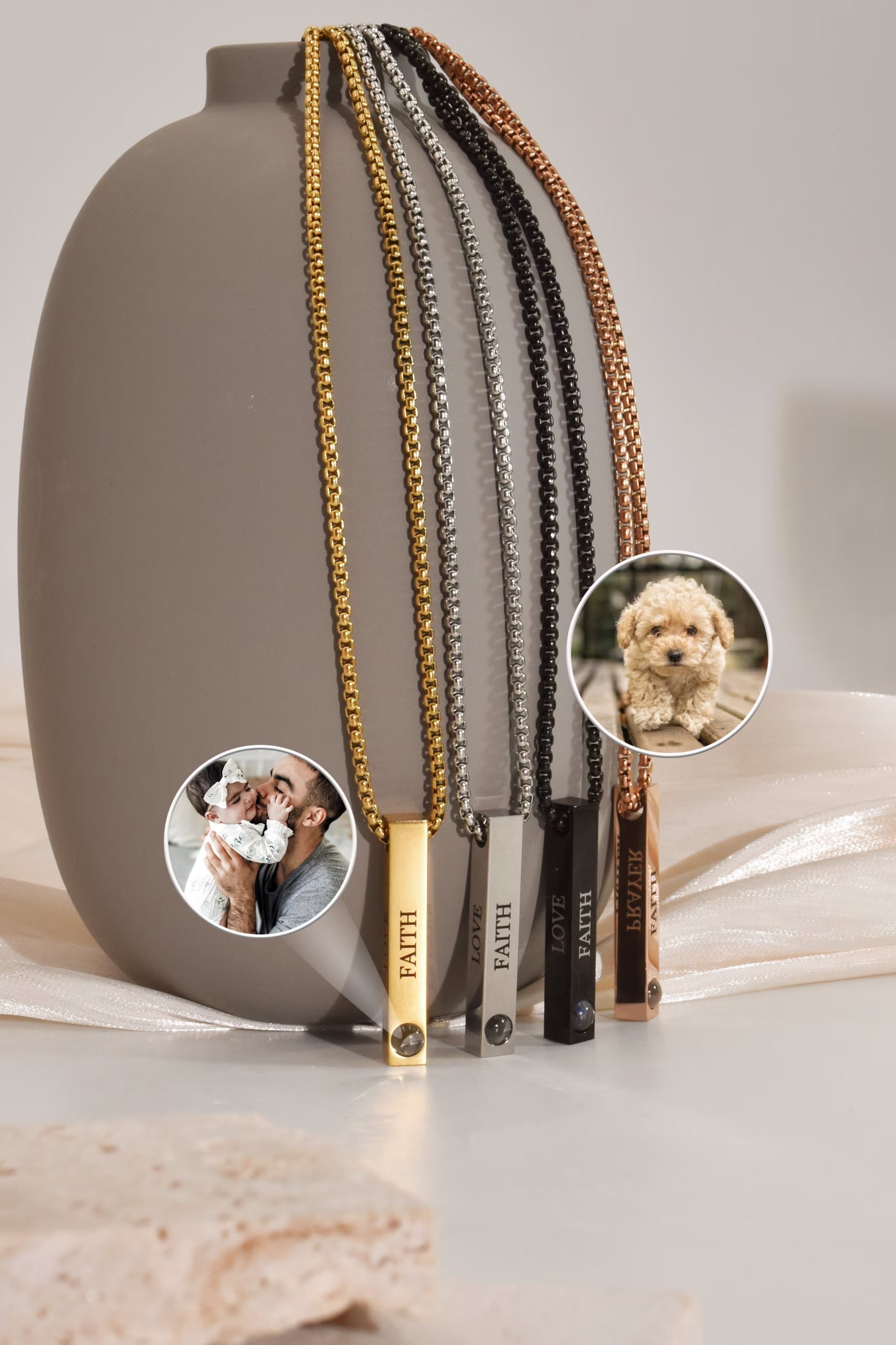Custom Necklace Men with Picture