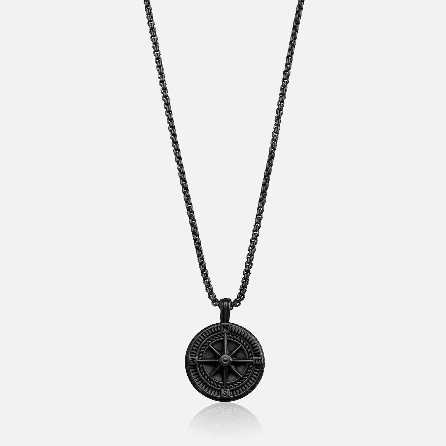 Customized Men's Compass Necklace