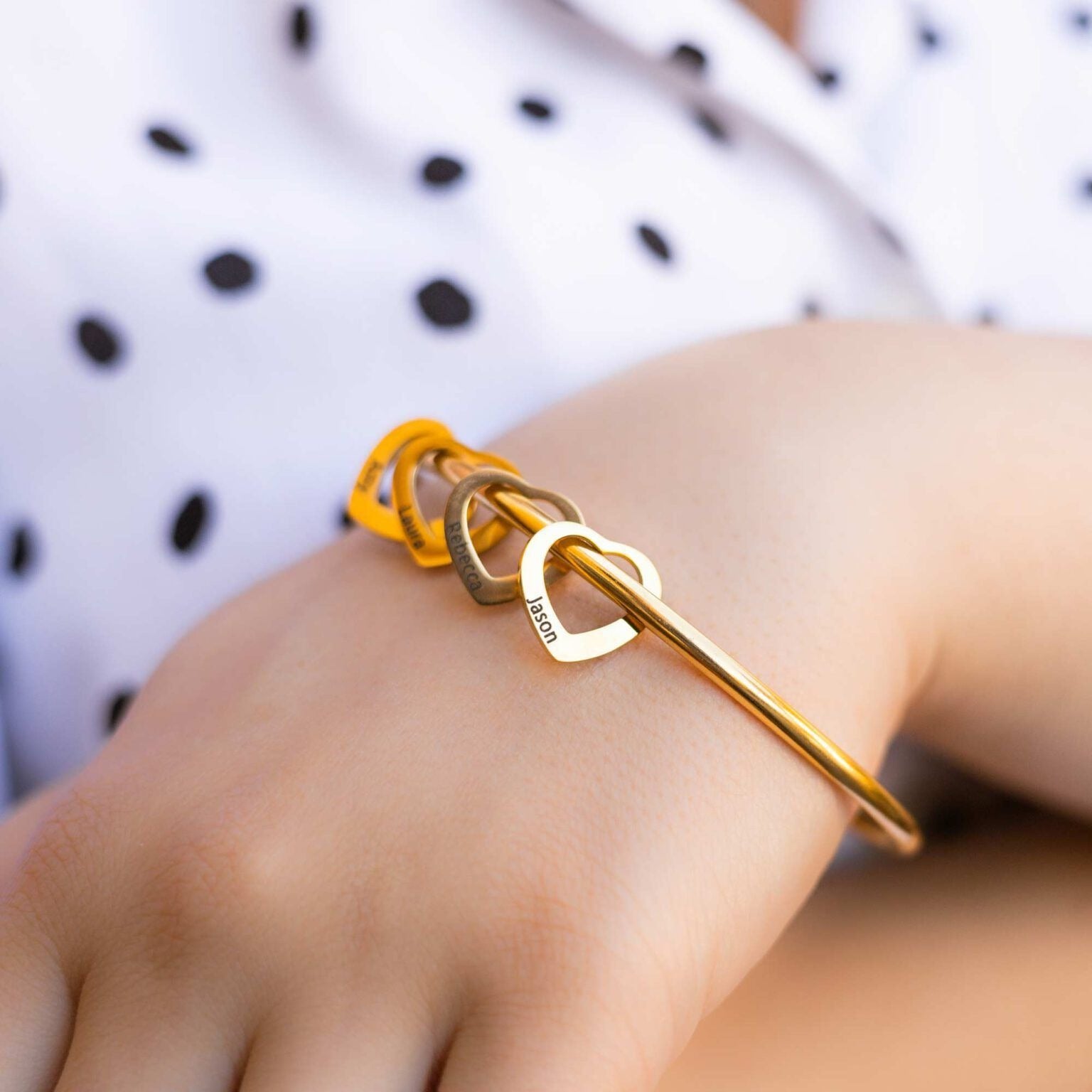 DIY Heart Bracelet for Women | Stainless Steel Engravable Mother's Day Gift