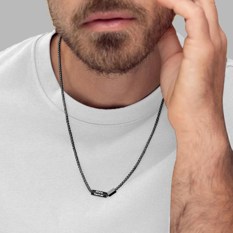 Father’s Day Gift –unique father's day gifts from kids Necklace