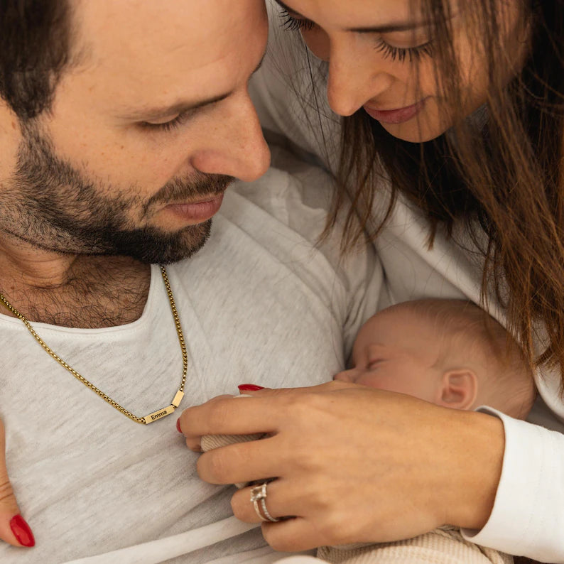 Father’s Day Gift –unique father's day gifts from kids Necklace