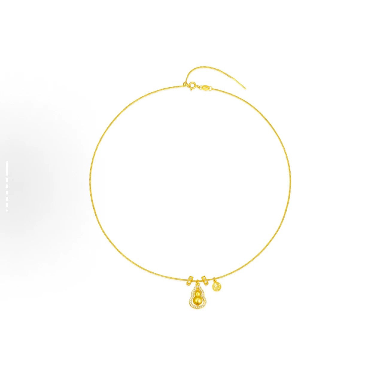 Hulu Blessing Necklace, 'Fortune & Vitality'