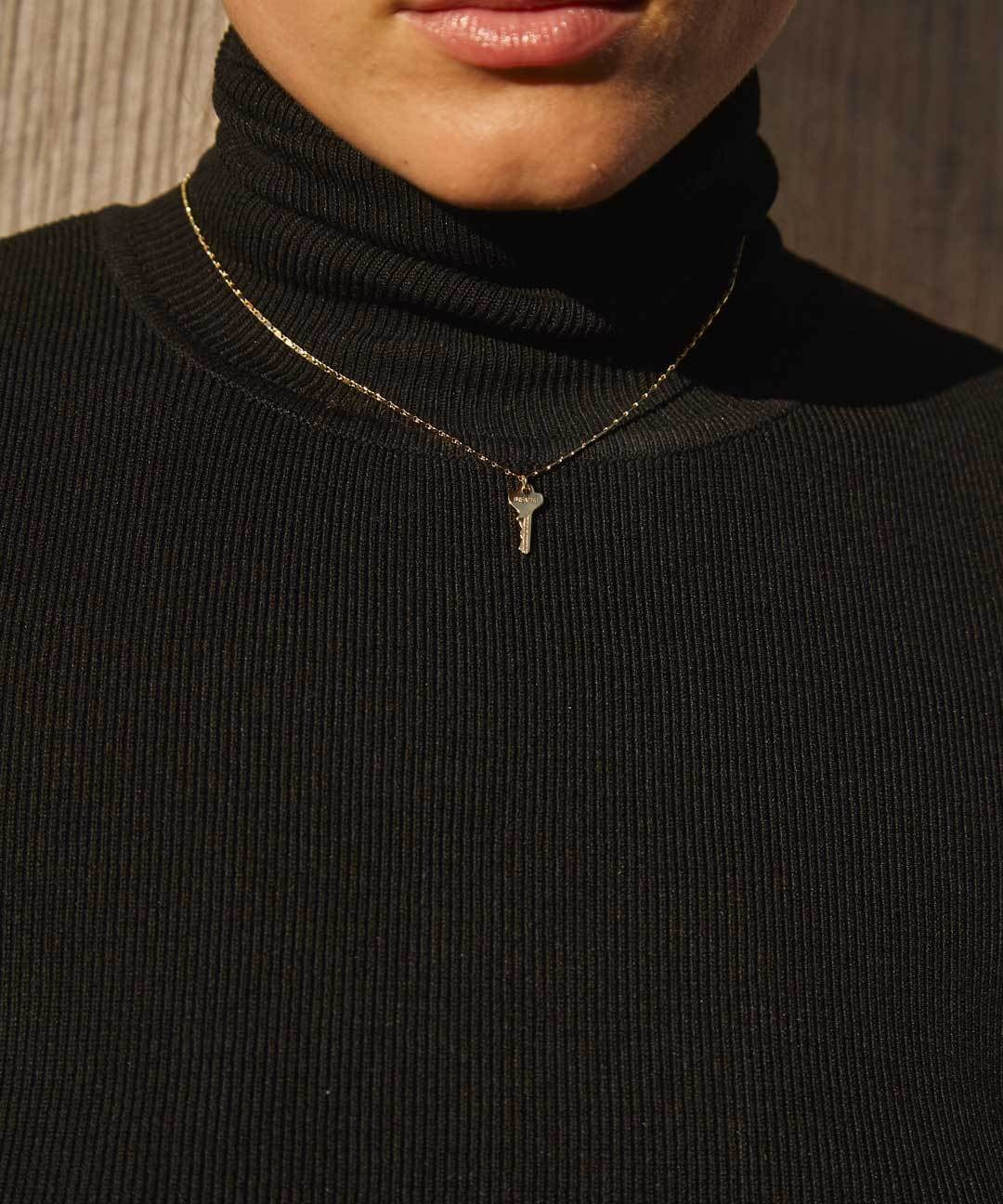 Mini Key Pendant Necklace