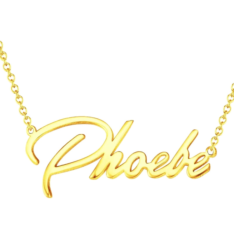 Necklace name custom DIY letter collarbone chain