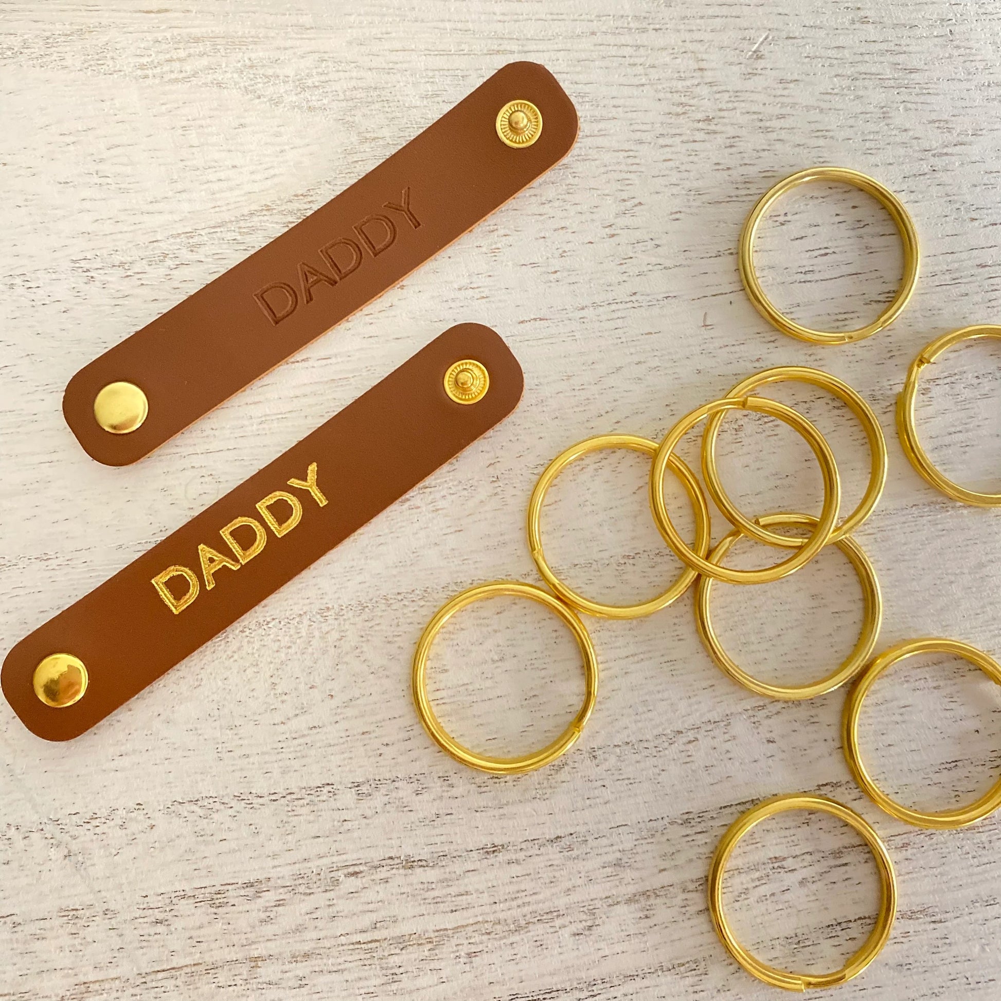 Personalised Dad Photo Keyring Keychain