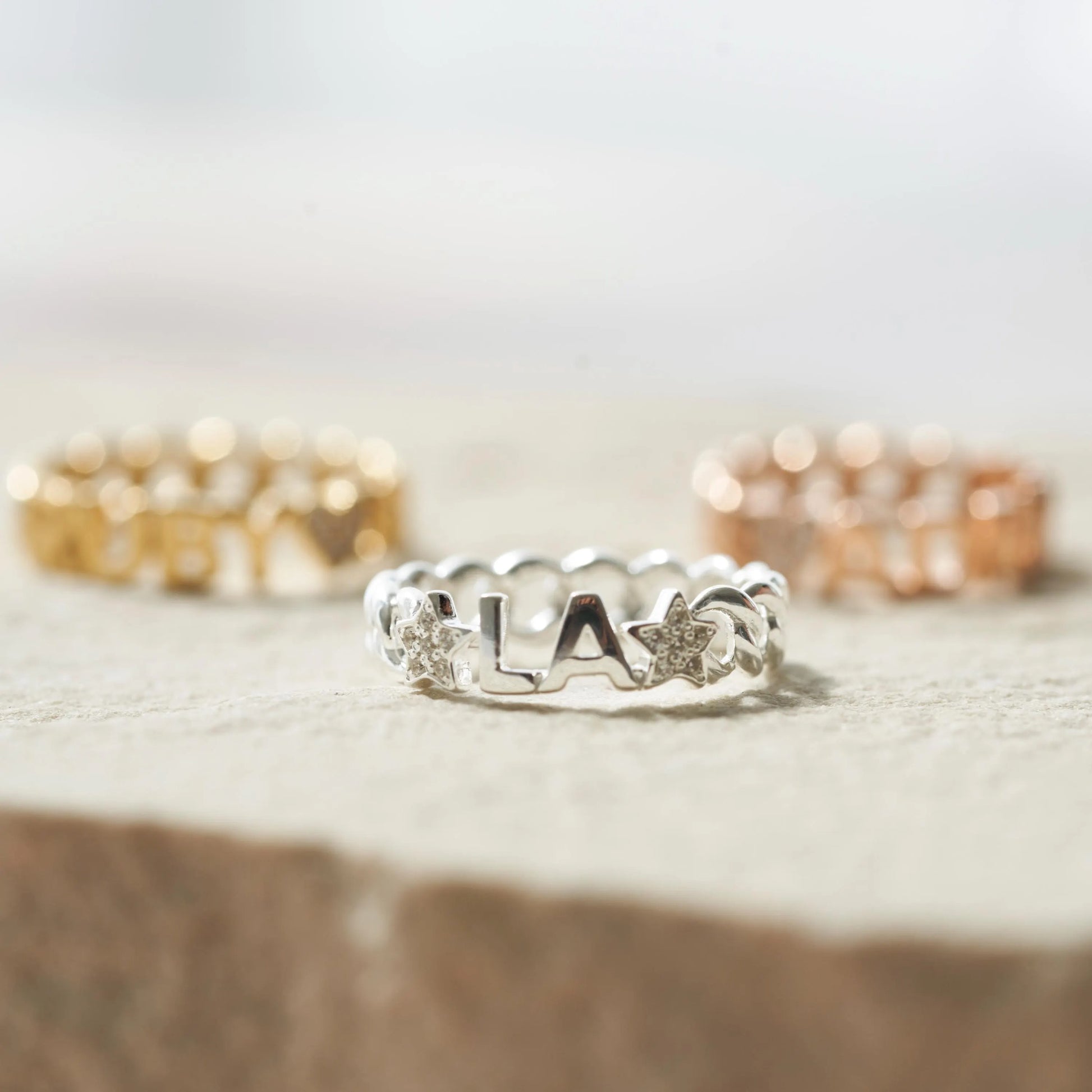 Personalized Name & Heart Ring