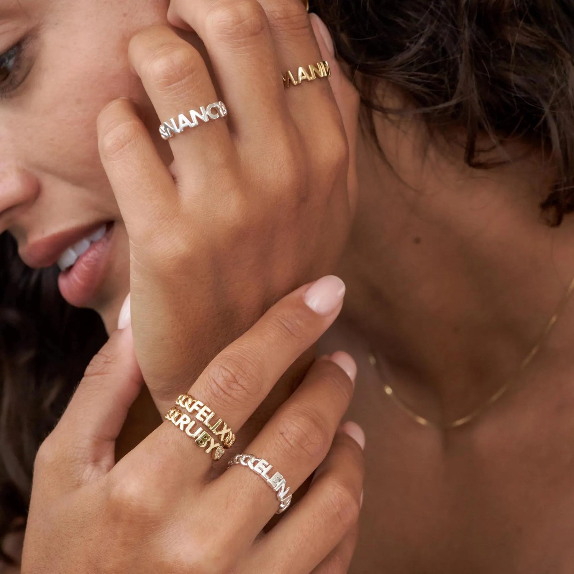 Personalized Name & Heart Ring