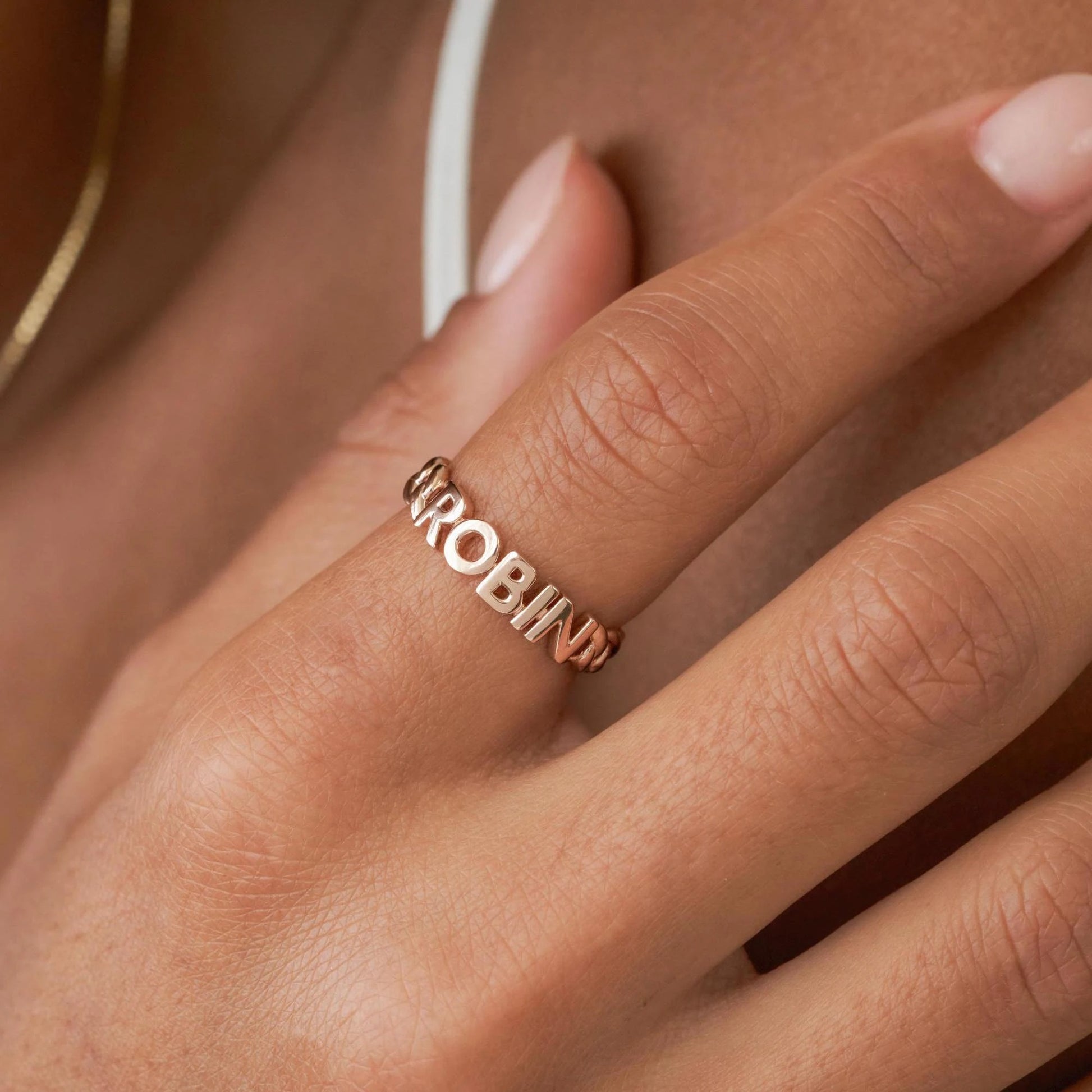 Personalized Name & Heart Ring