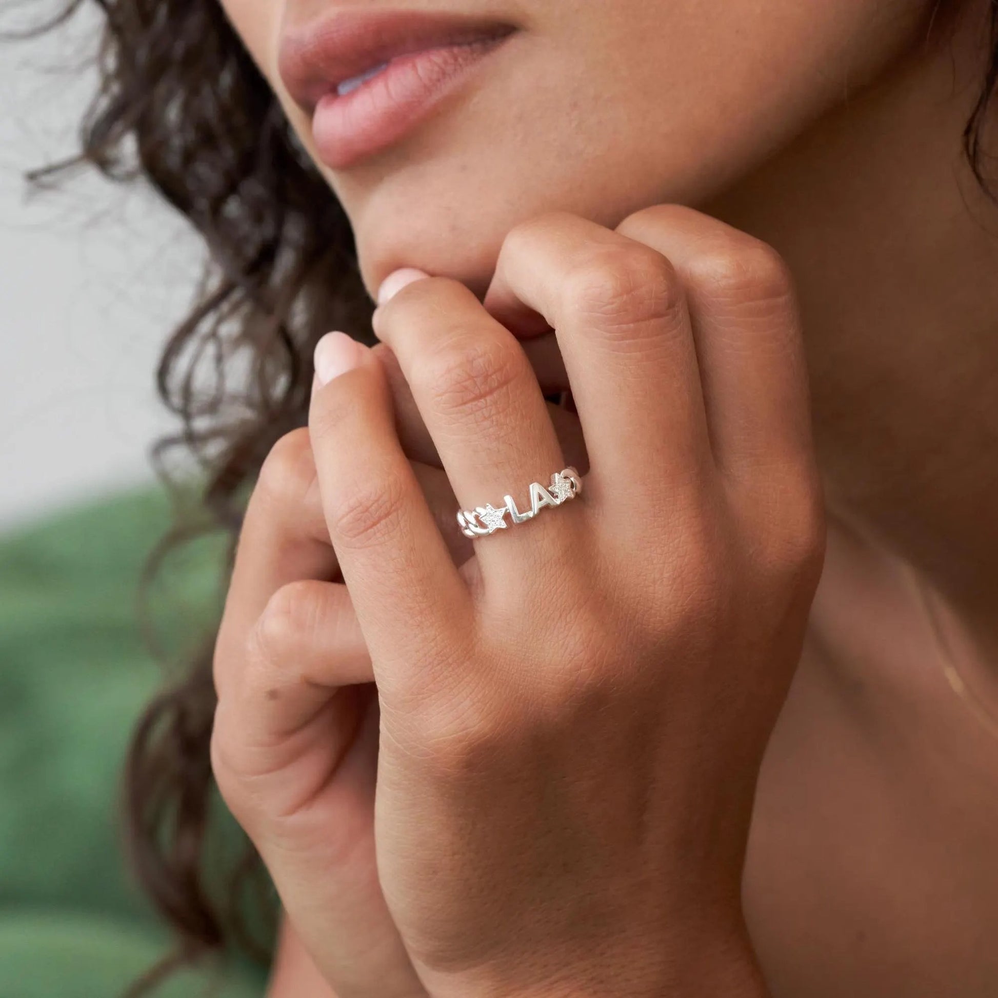 Personalized Name & Heart Ring
