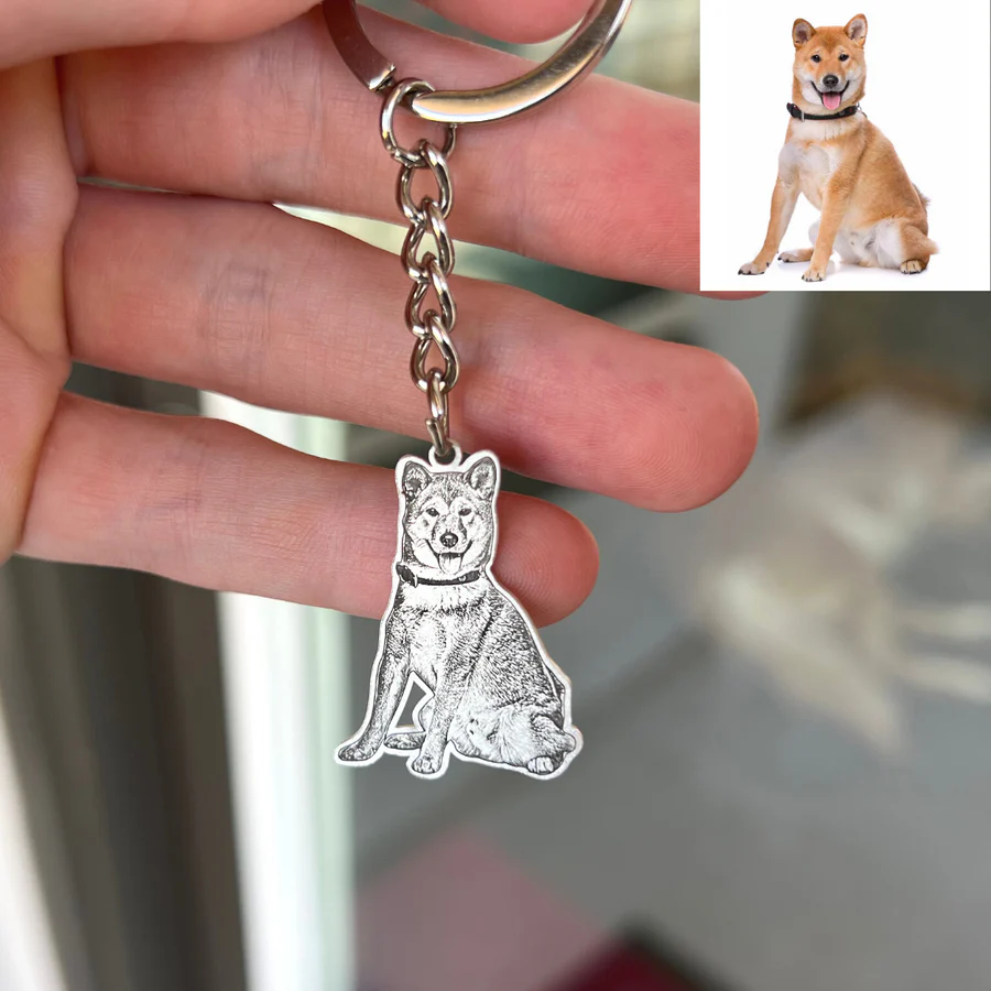 Turn Memories into Carryable Art: Personalized Photo Engraved Keychain