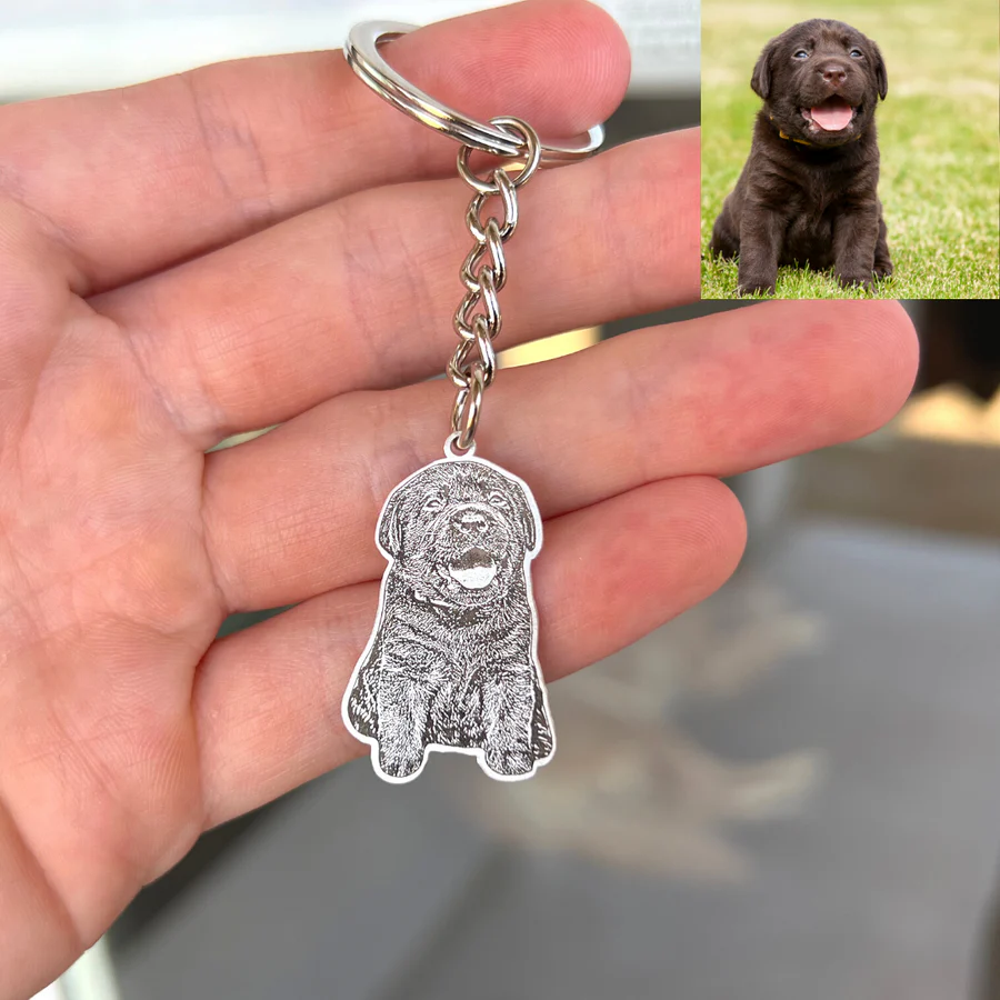 Turn Memories into Carryable Art: Personalized Photo Engraved Keychain