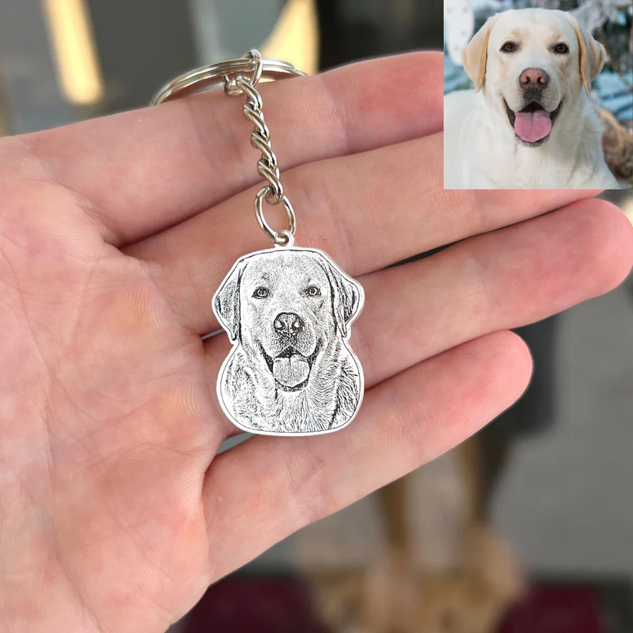 Turn Memories into Carryable Art: Personalized Photo Engraved Keychain