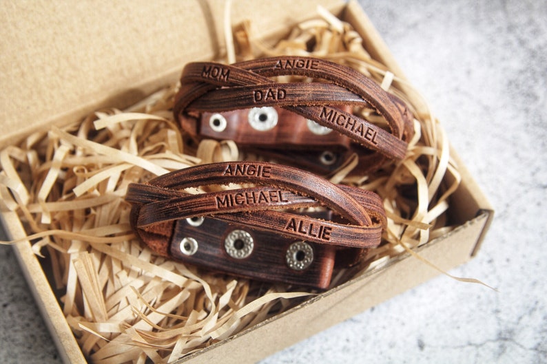 Personalized Gift, Mens hand-braided leather Bracelet